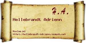 Hellebrandt Adrienn névjegykártya